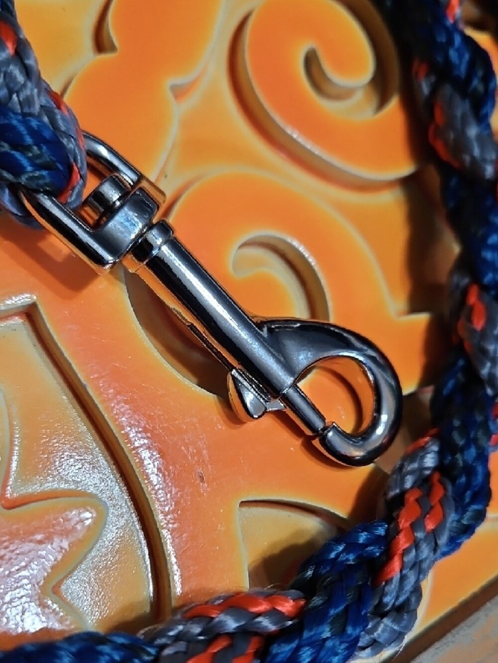 Hand Crafted Hand Braided Thick Paracord Dog Training Leash NEW - Picture 7 of 11